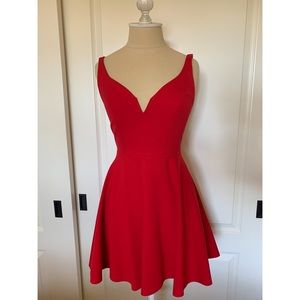 Urban Outfitters Red Prom Dress